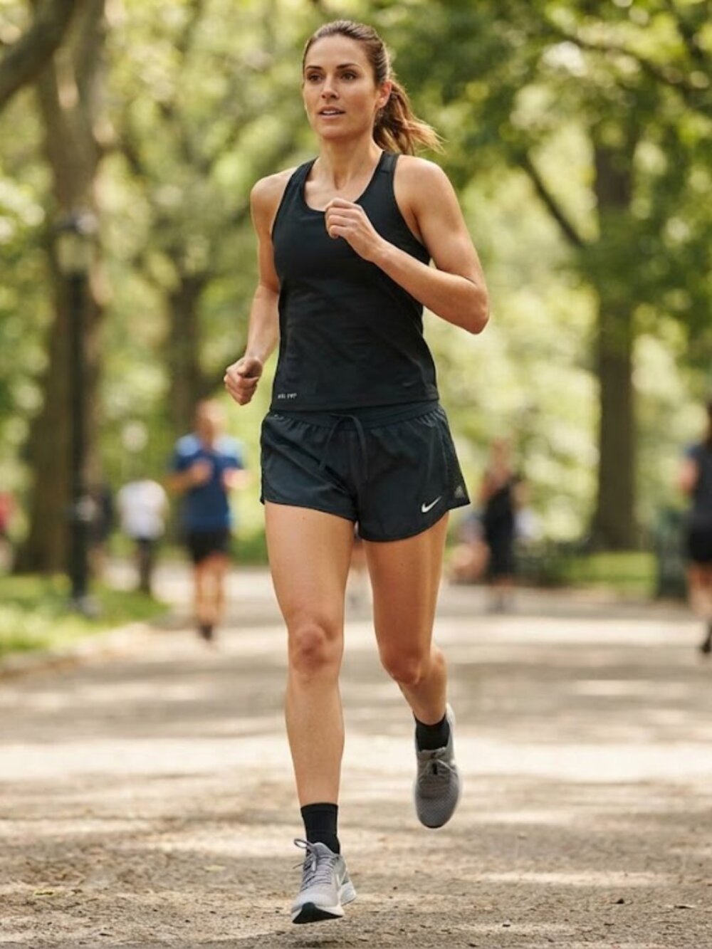 Nike DRI-FIT Black‎ Running Shorts Large